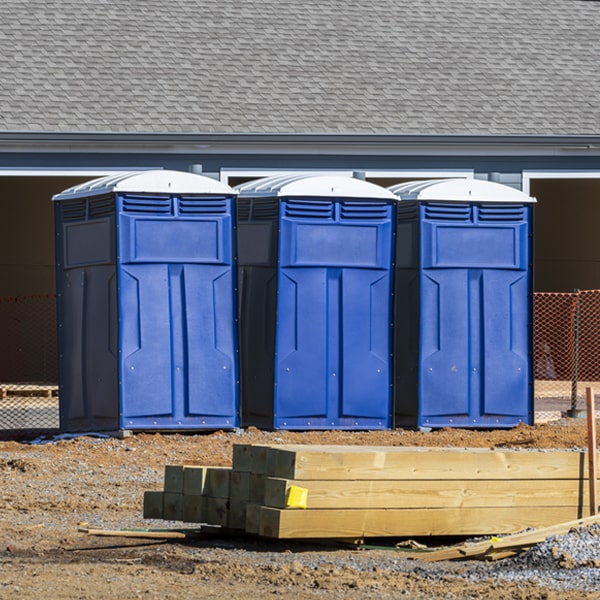 how often are the porta potties cleaned and serviced during a rental period in Pineland South Carolina